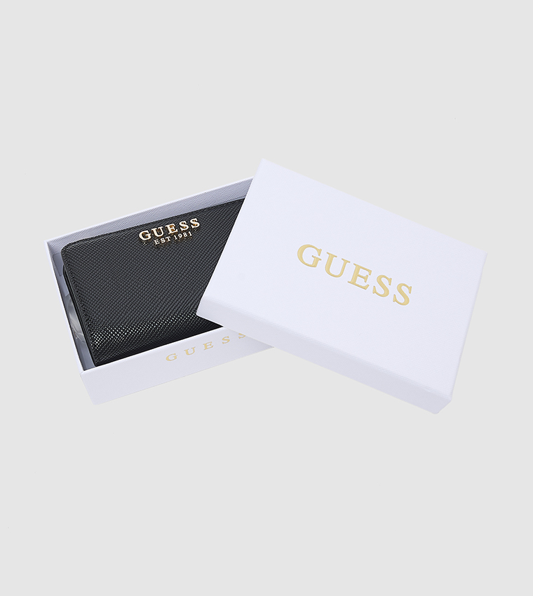 Textured Zip-Around Wallet
