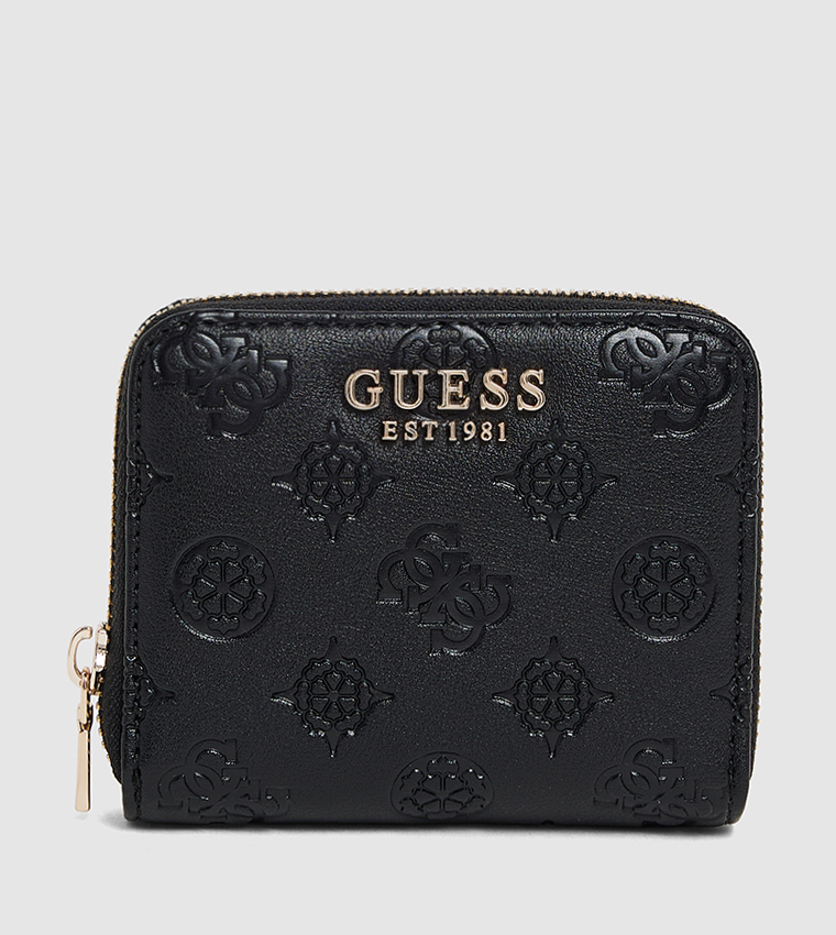 GERTY Logo Debossed Zip-Around Wallet