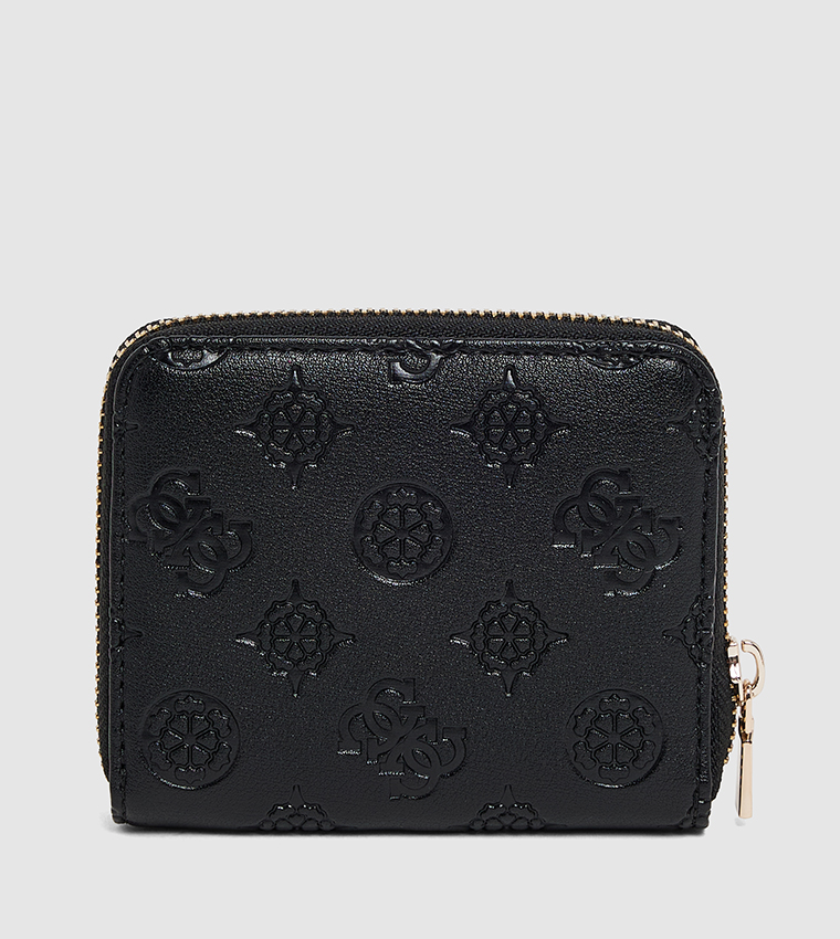 GERTY Logo Debossed Zip-Around Wallet