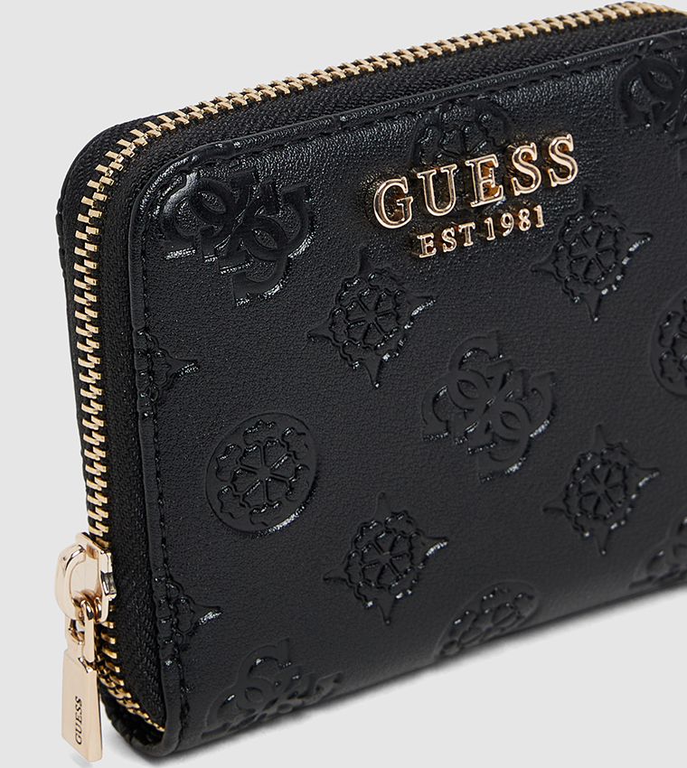 GERTY Logo Debossed Zip-Around Wallet