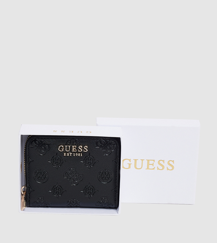 GERTY Logo Debossed Zip-Around Wallet
