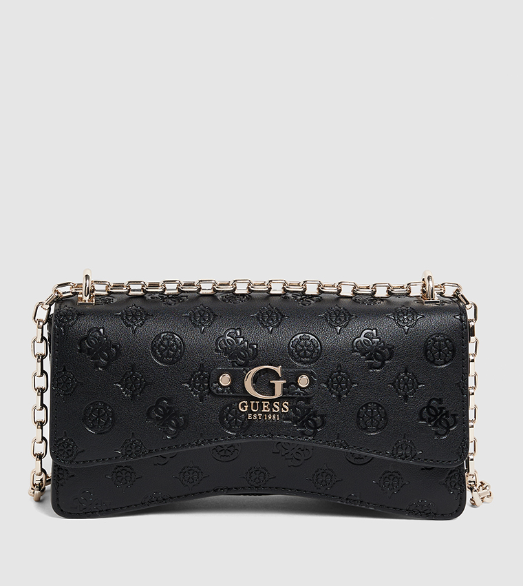 GERTY Logo Debossed Convertible Crossbody Bag