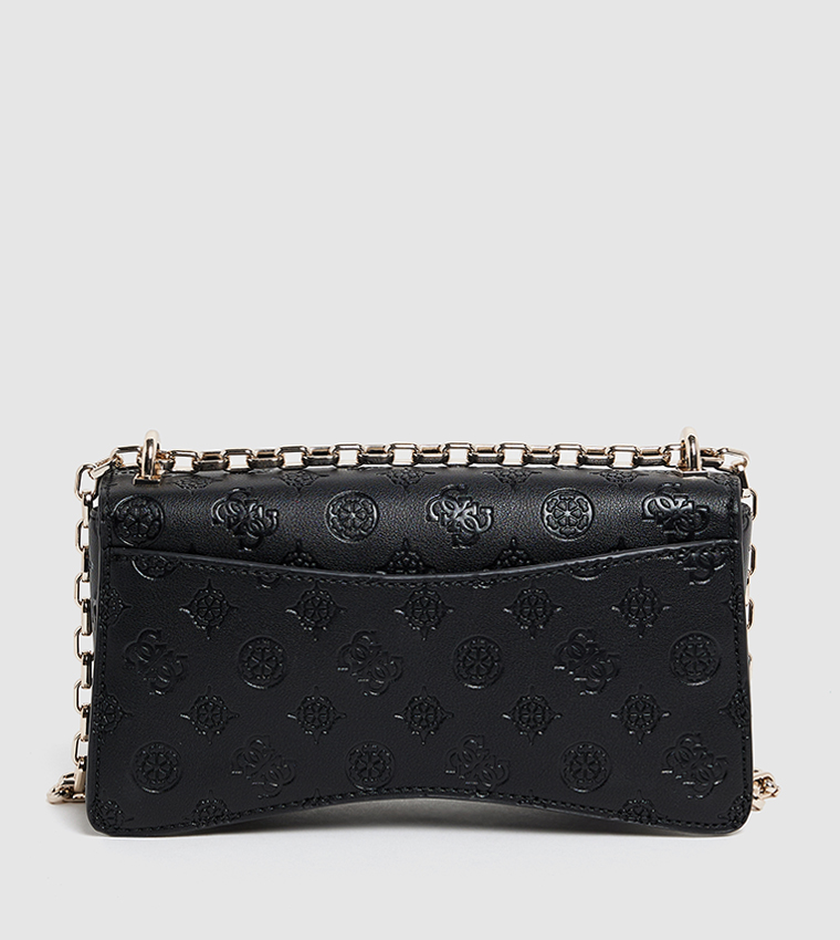GERTY Logo Debossed Convertible Crossbody Bag