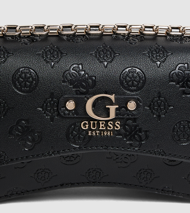 GERTY Logo Debossed Convertible Crossbody Bag