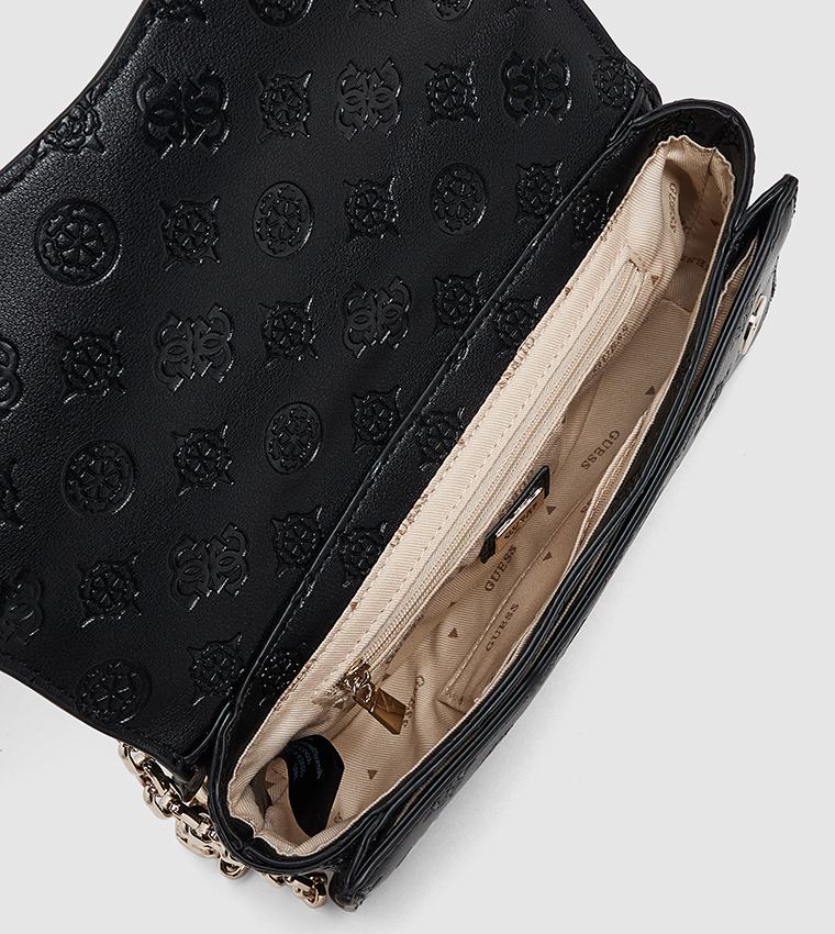 GERTY Logo Debossed Convertible Crossbody Bag