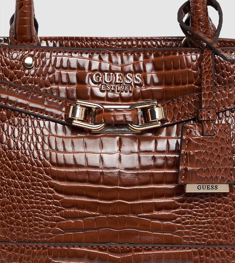 Textured Satchel Bag