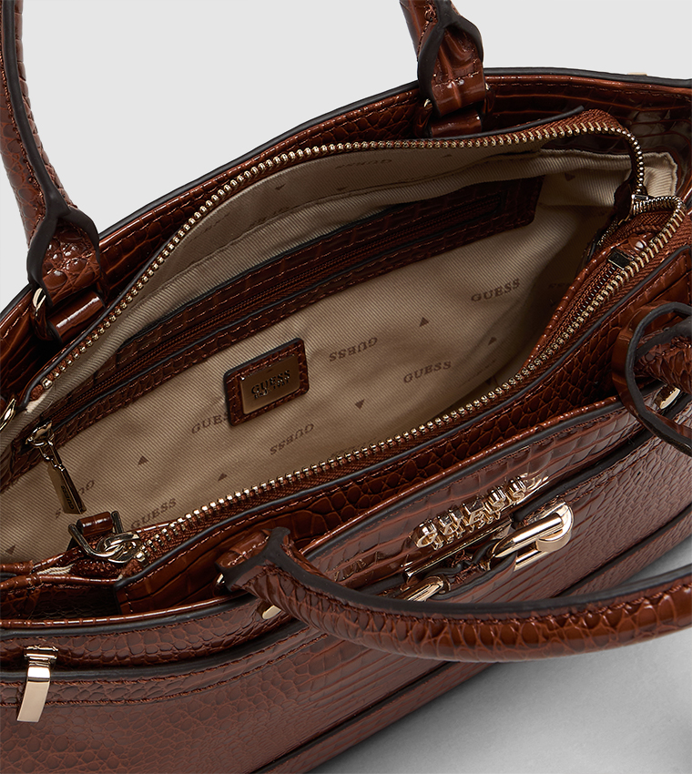Textured Satchel Bag