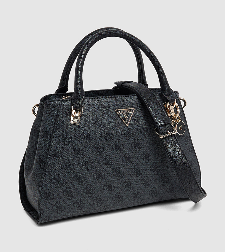 NOELLE Logo Patterned Satchel Bag
