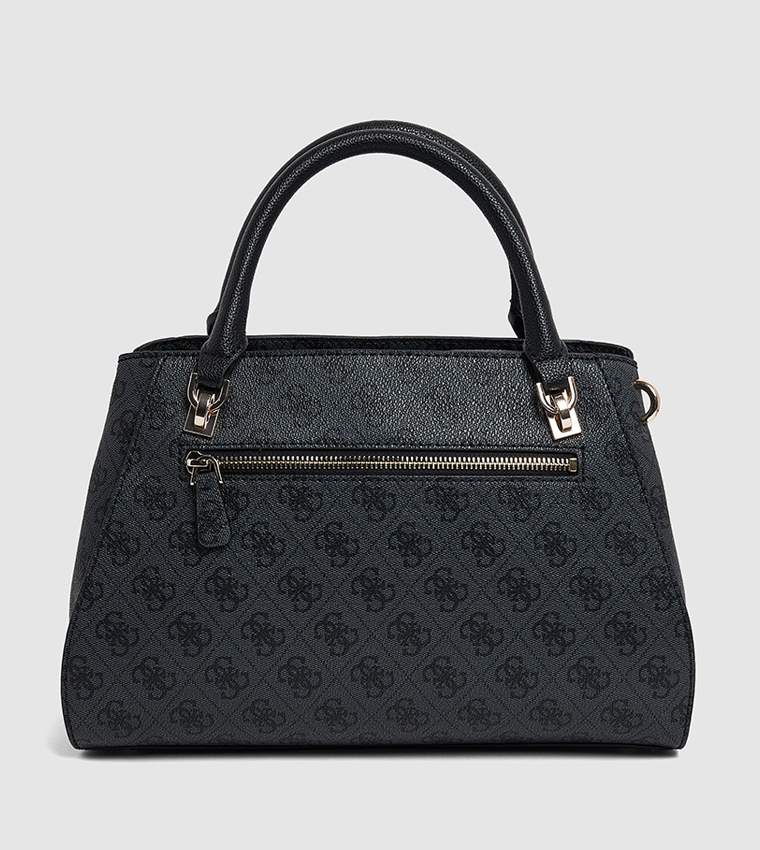 NOELLE Logo Patterned Satchel Bag