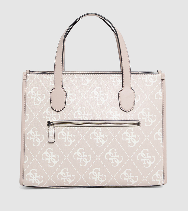 IZZY Monogram Patterned Tote Bag