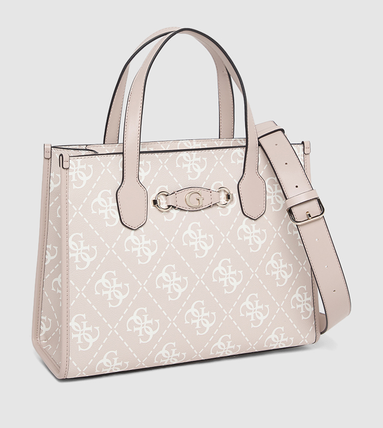 IZZY Monogram Patterned Tote Bag