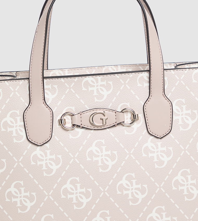 IZZY Monogram Patterned Tote Bag