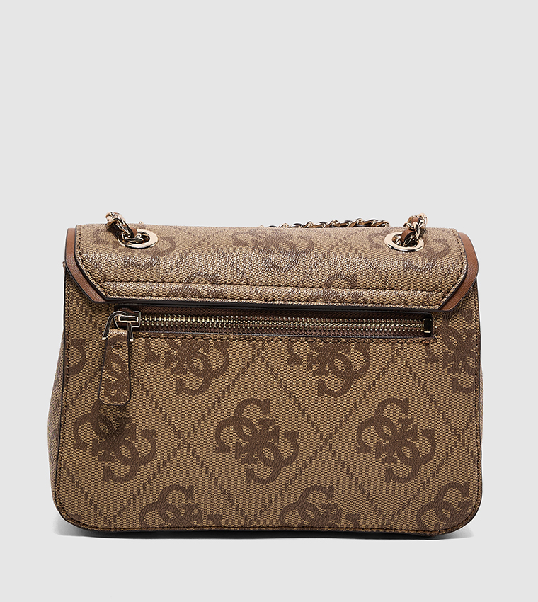 IZZY Logo Patterned Convertible Crossbody Bag
