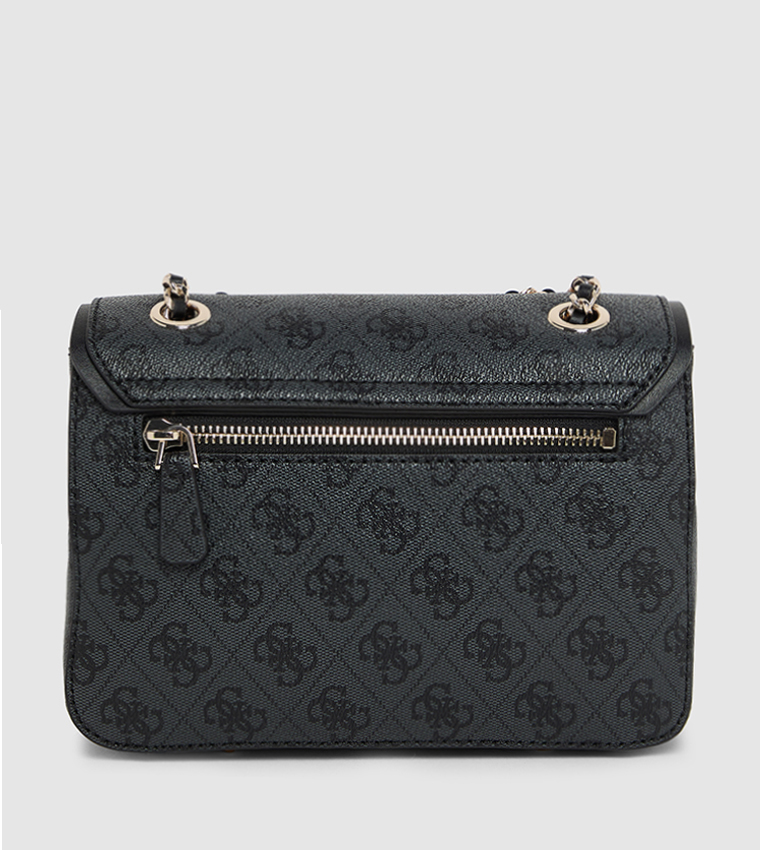 IZZY Logo Patterned Convertible Shoulder Bag