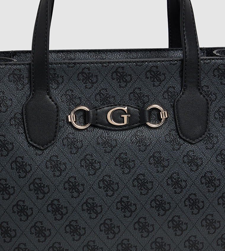 IZZY Logo Patterned Tote Bag