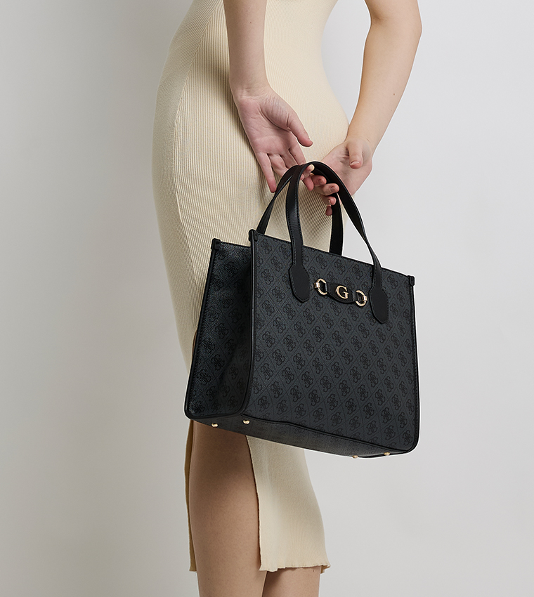 IZZY Logo Patterned Tote Bag