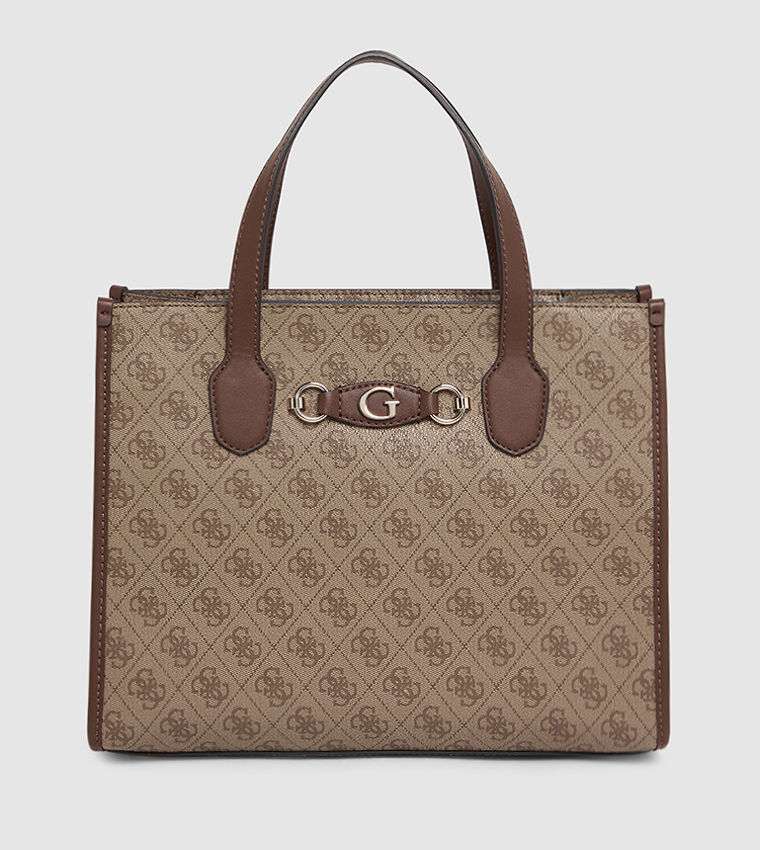 IZZY Logo Patterned Tote Bag