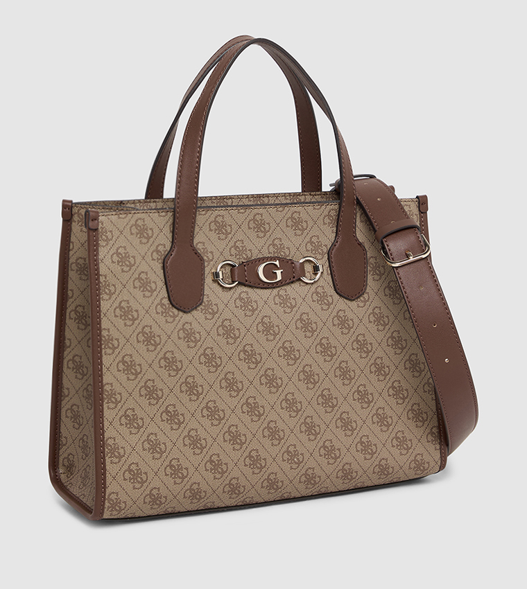 IZZY Logo Patterned Tote Bag