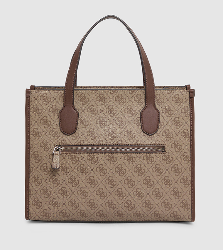 IZZY Logo Patterned Tote Bag