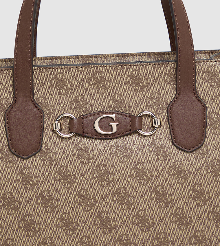 IZZY Logo Patterned Tote Bag