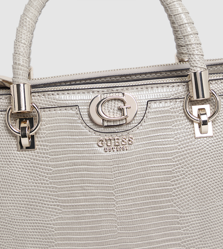 Textured Satchel Bag