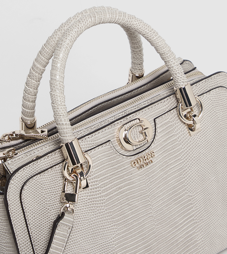 Textured Satchel Bag