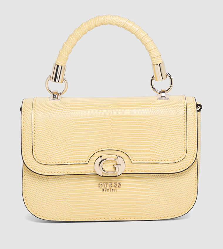 Textured Top Handle Bag