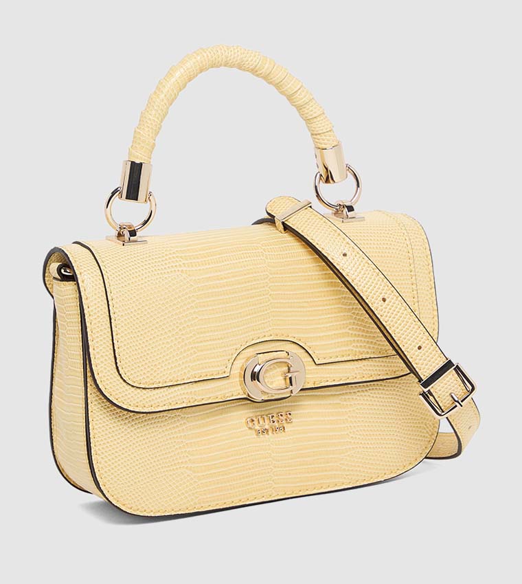 Textured Top Handle Bag