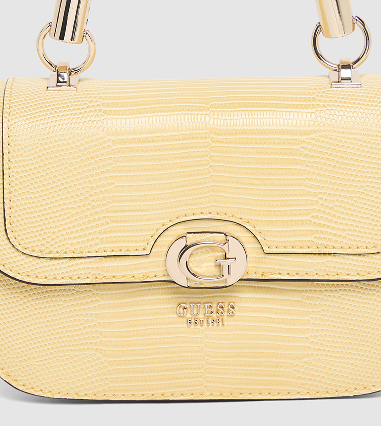 Textured Top Handle Bag