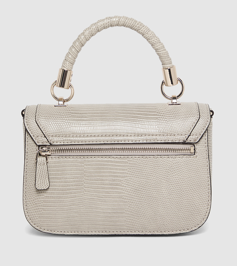 Textured Top Handle Bag