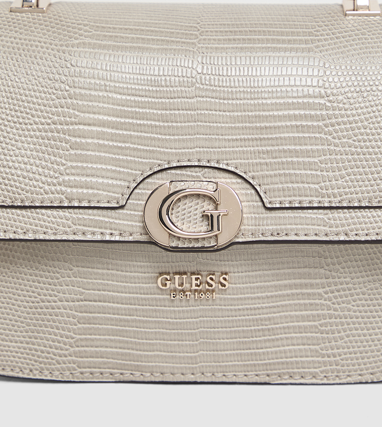 Textured Top Handle Bag