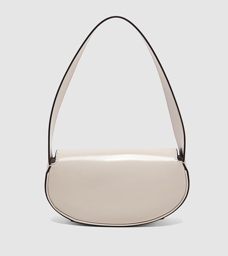 ARNELA Logo Detail Flap Shoulder Bag