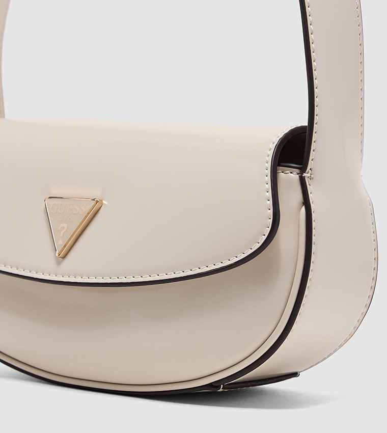ARNELA Logo Detail Flap Shoulder Bag