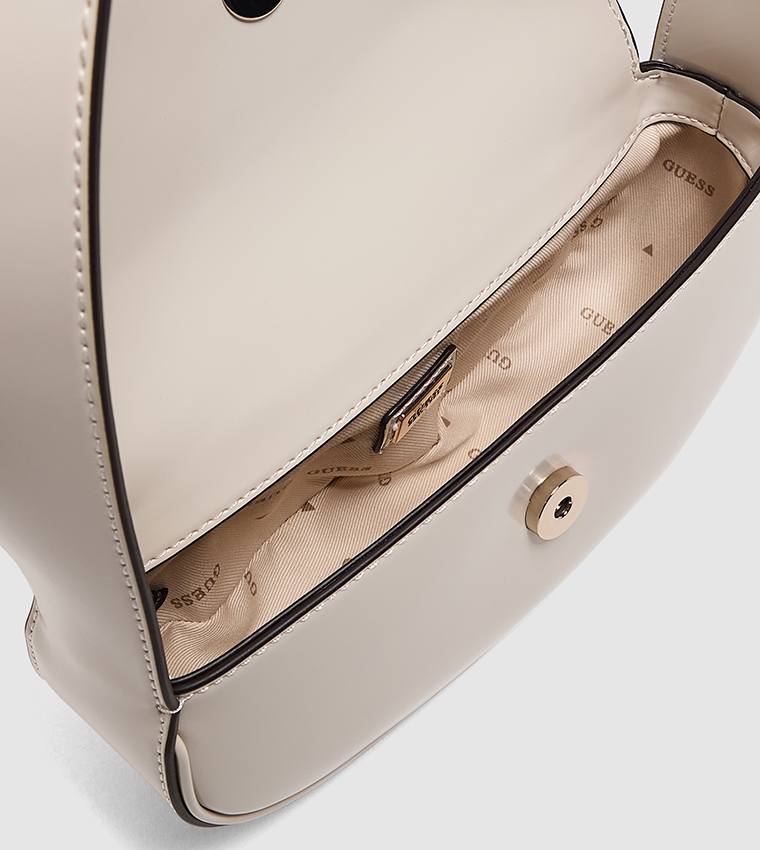 ARNELA Logo Detail Flap Shoulder Bag