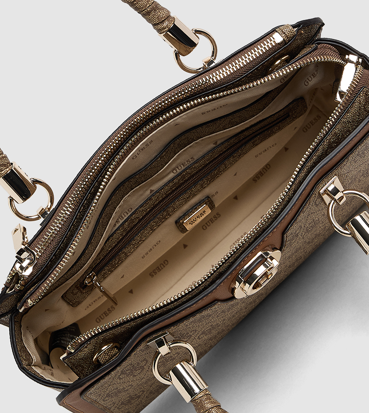 ORLINA Logo Printed Satchel Bag
