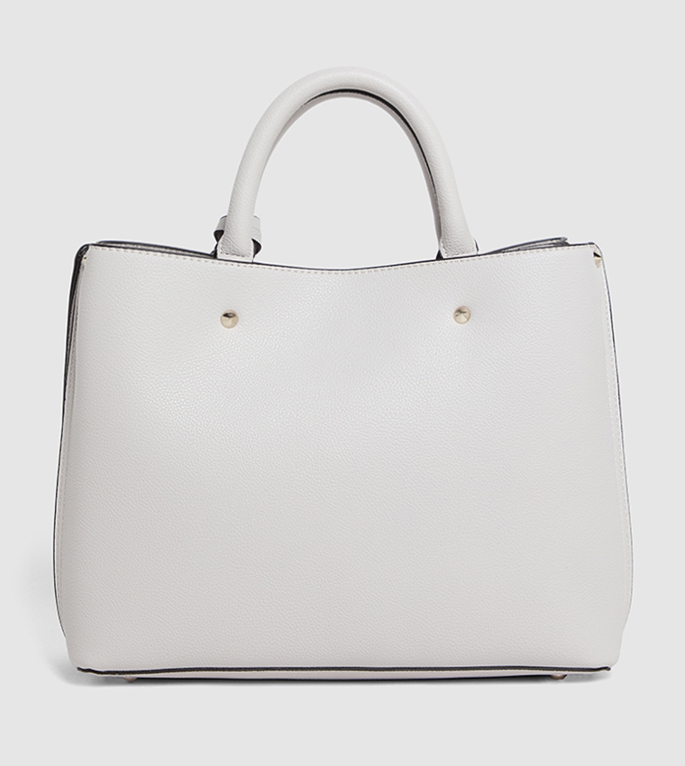 Logo Detail Satchel Bag