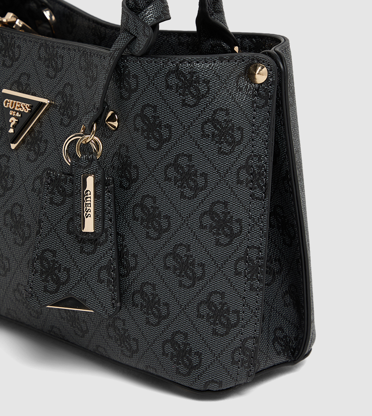 Logo Patterned Shoulder Bag