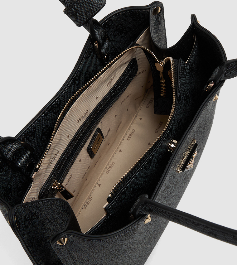 Logo Patterned Shoulder Bag