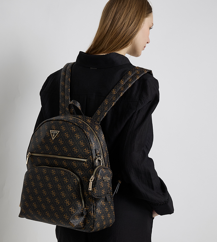 POWER PLAY Logo Patterned Backpack