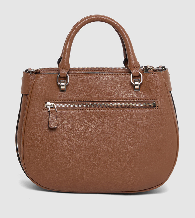 FEDORA Logo Detail Satchel Bag