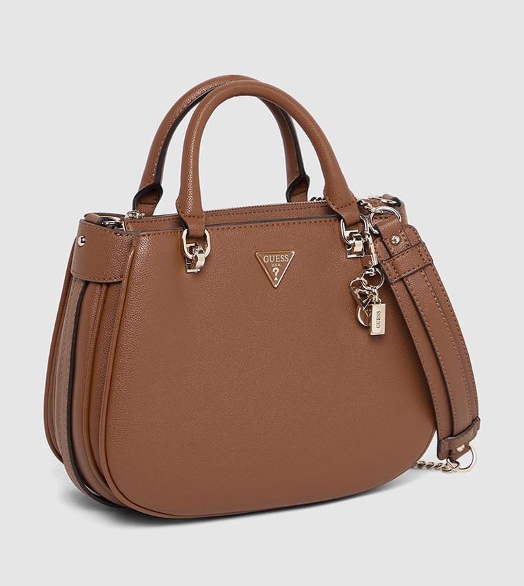 FEDORA Logo Detail Satchel Bag