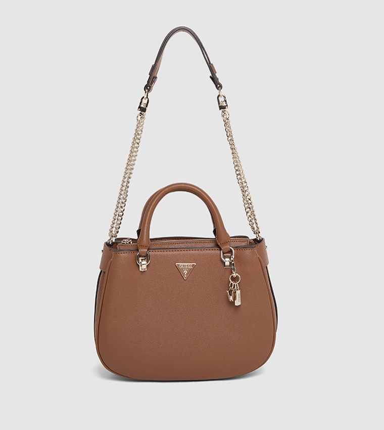 FEDORA Logo Detail Satchel Bag