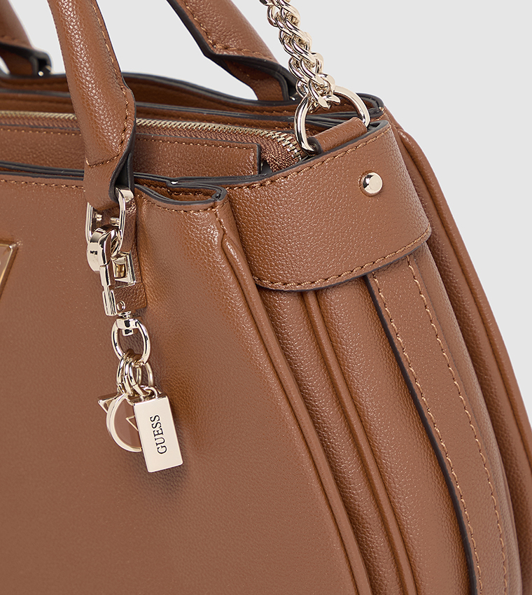 FEDORA Logo Detail Satchel Bag