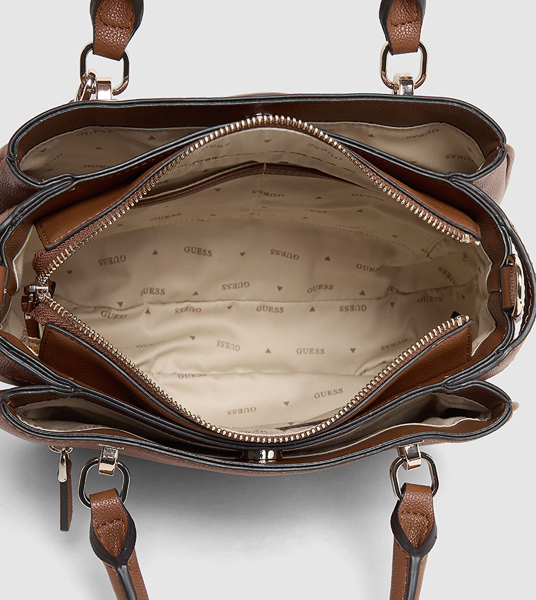 FEDORA Logo Detail Satchel Bag