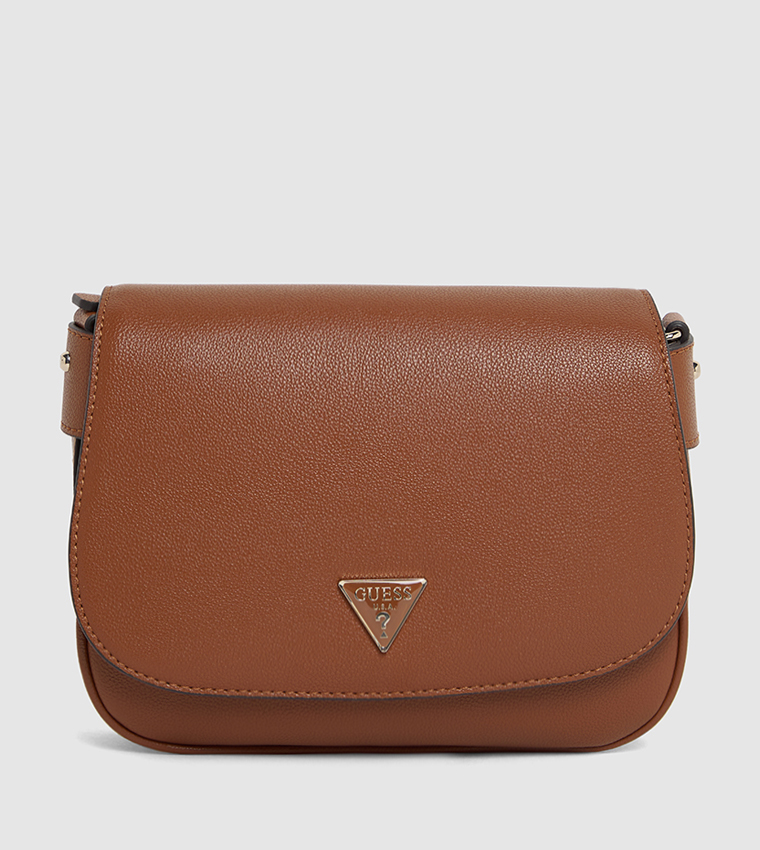 FEDORA Logo Detail Flap Shoulder Bag