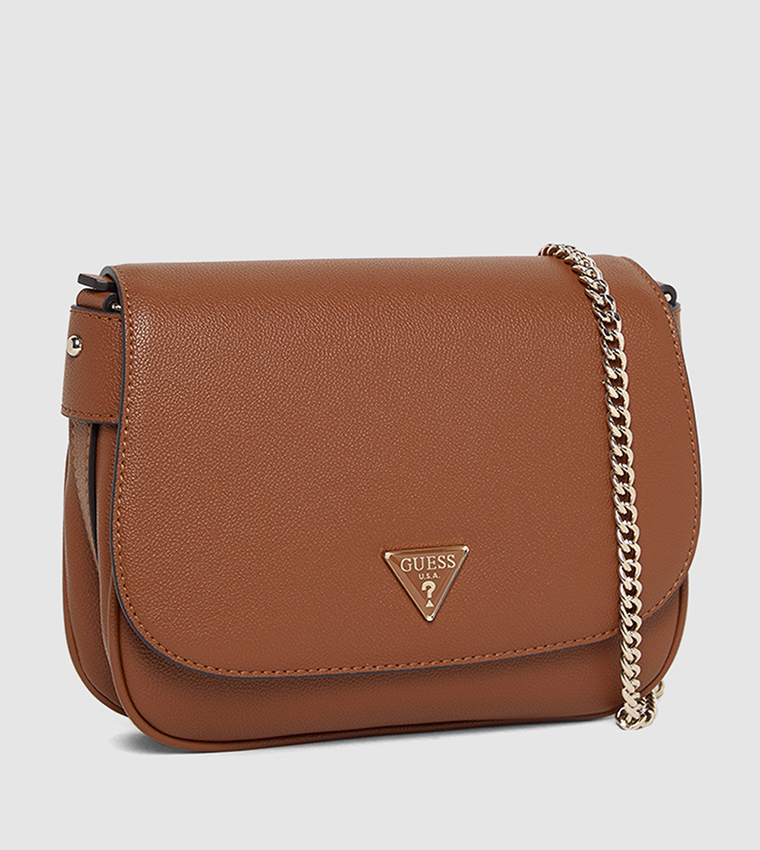 FEDORA Logo Detail Flap Shoulder Bag