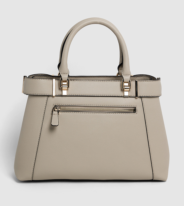 ANADELA Textured Satchel Bag