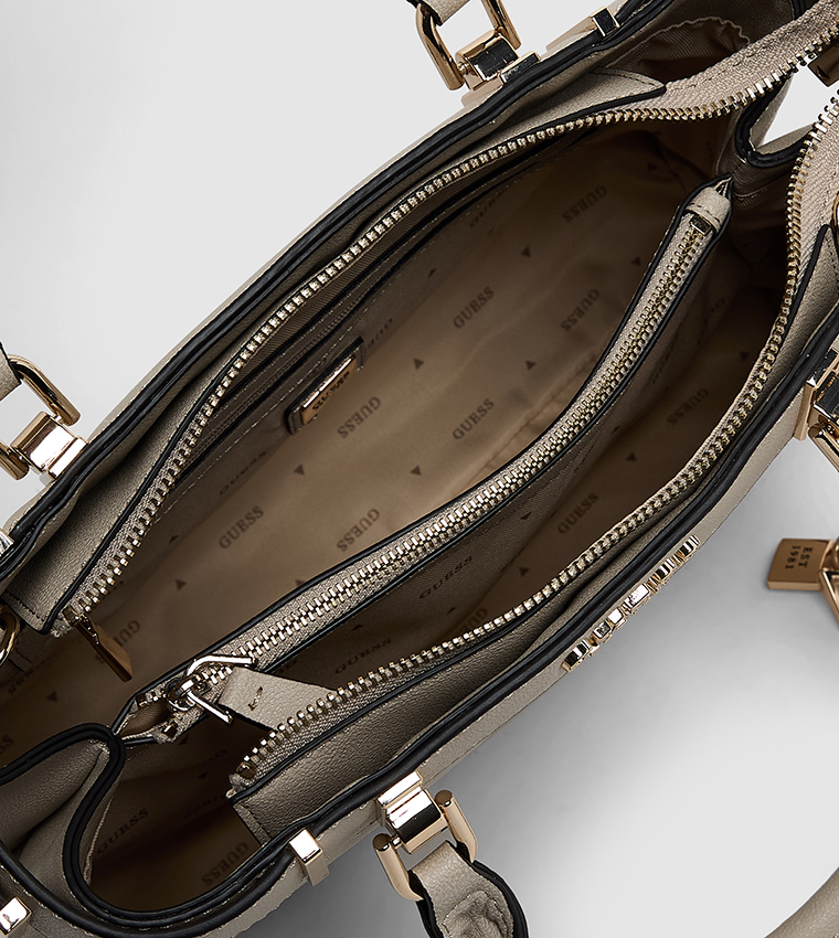 ANADELA Textured Satchel Bag