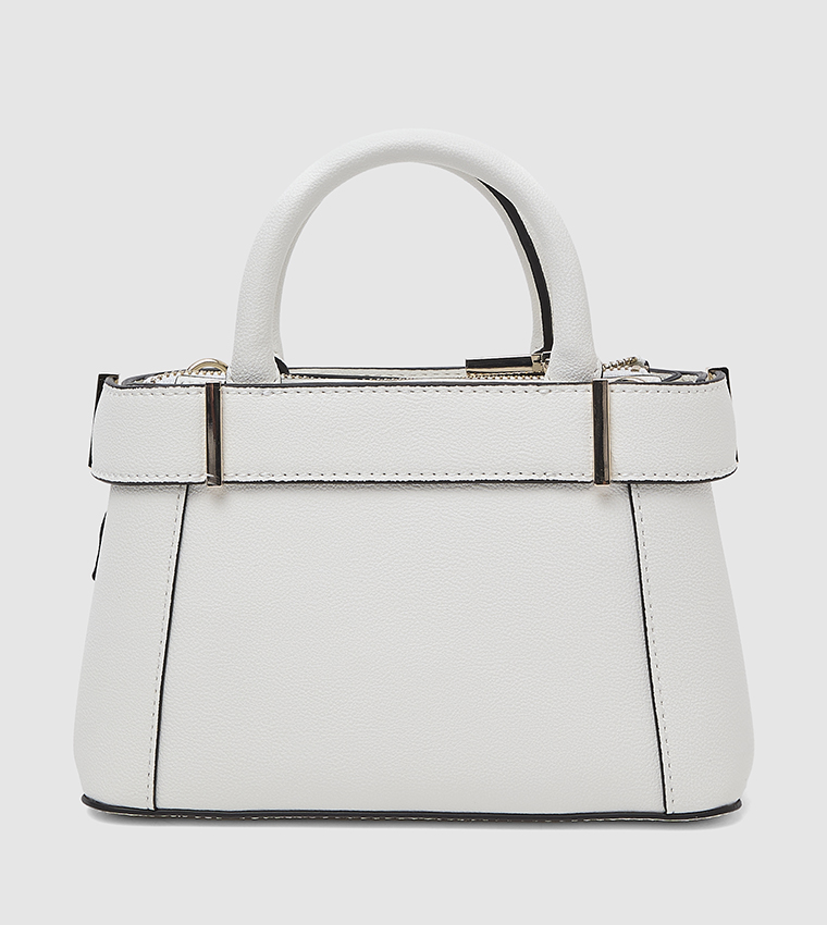 Textured Mini Satchel Bag