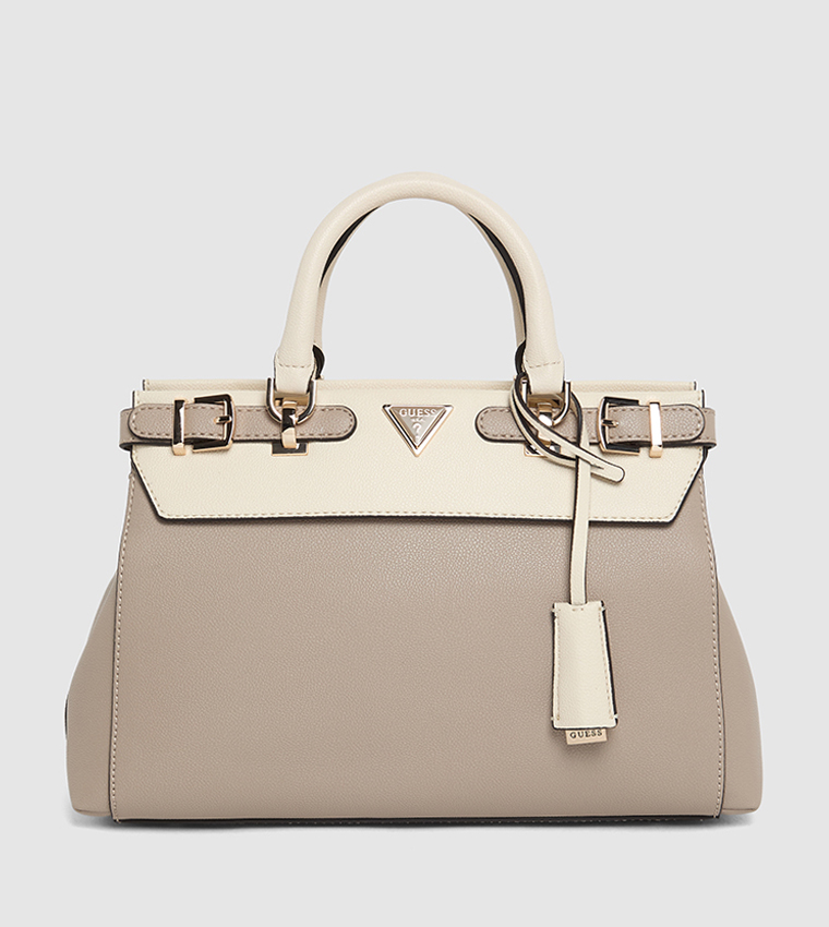 Textured Satchel Bag